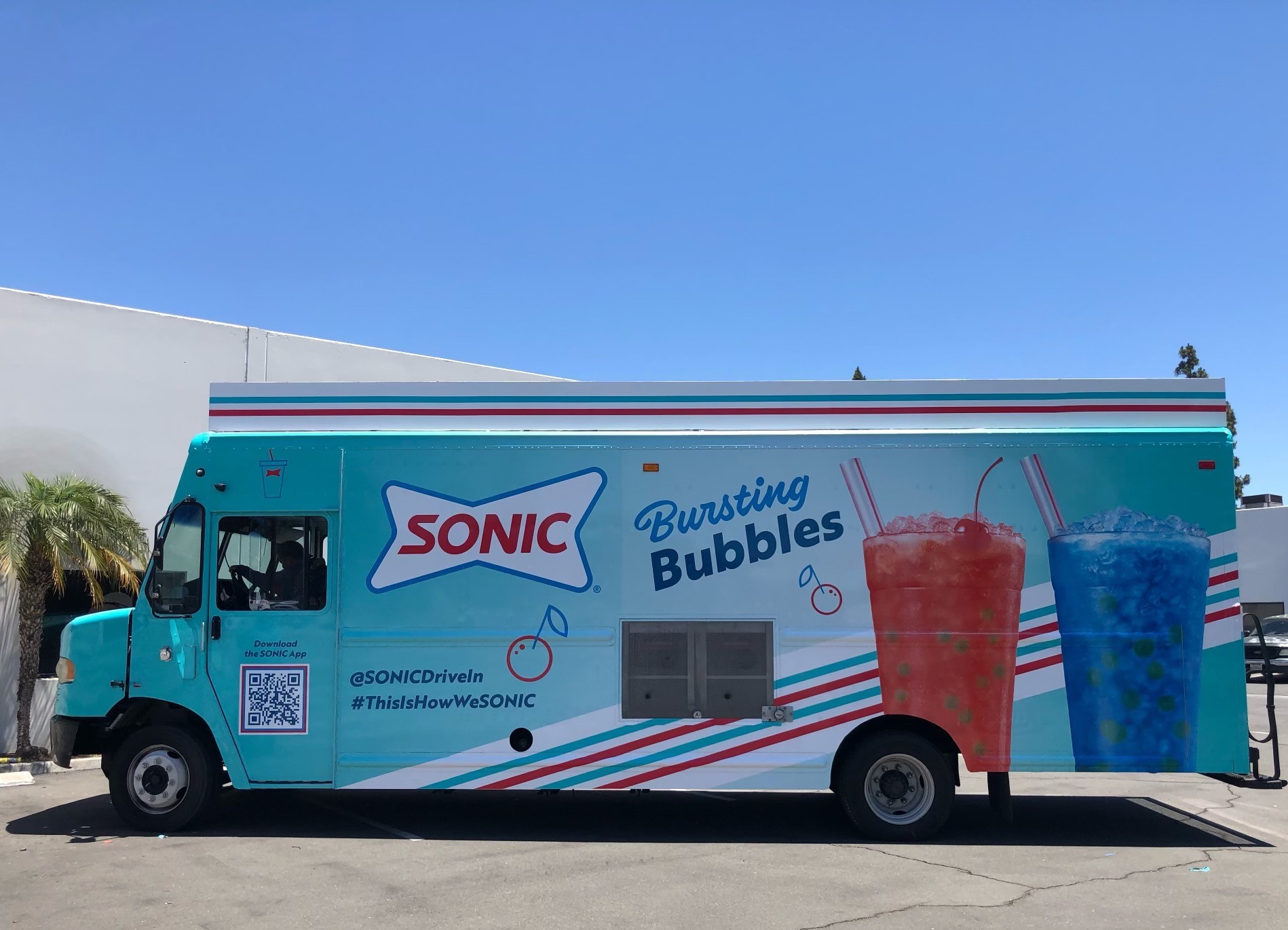 sonic truck climbing